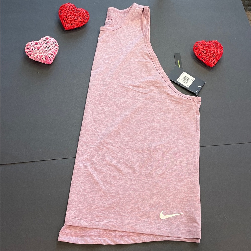 Nike Pink Sleeveless Top,dry fit ,cut out ,NWT size XLL